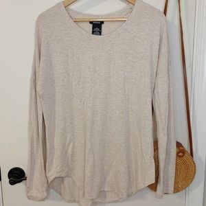 Tan Long Sleeve Top